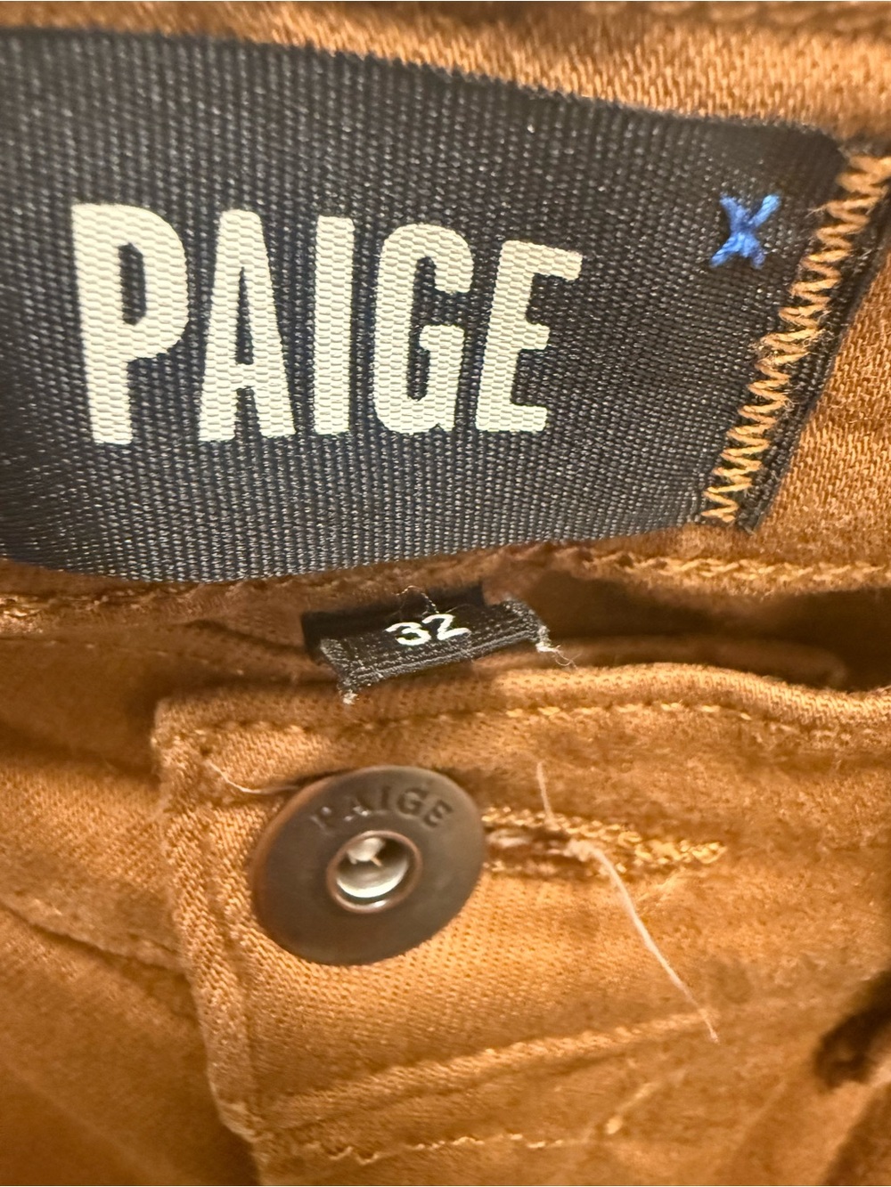 PAIGE Men's Tan Brown Chinos - Classic Everyday Pants